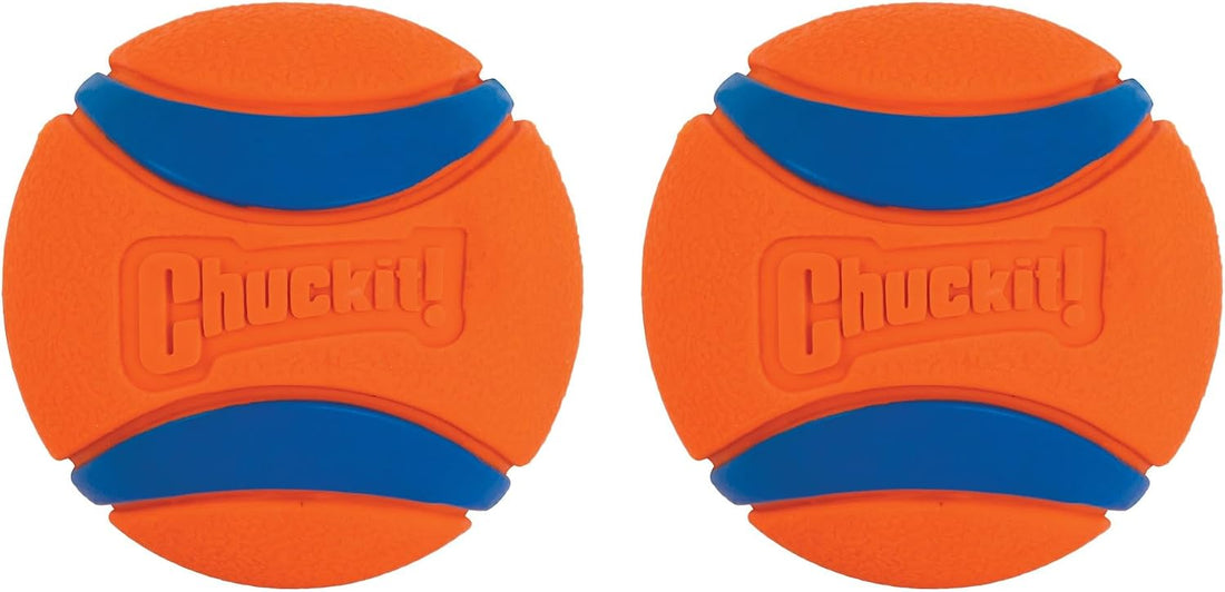 Chuckit! Ultra Ball Dog Toy, Durable Rubber, Small 2-in, 2 Pack