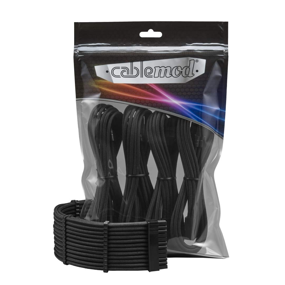 CableMod Pro ModMesh Sleeved Cable Extension Kit (Black)