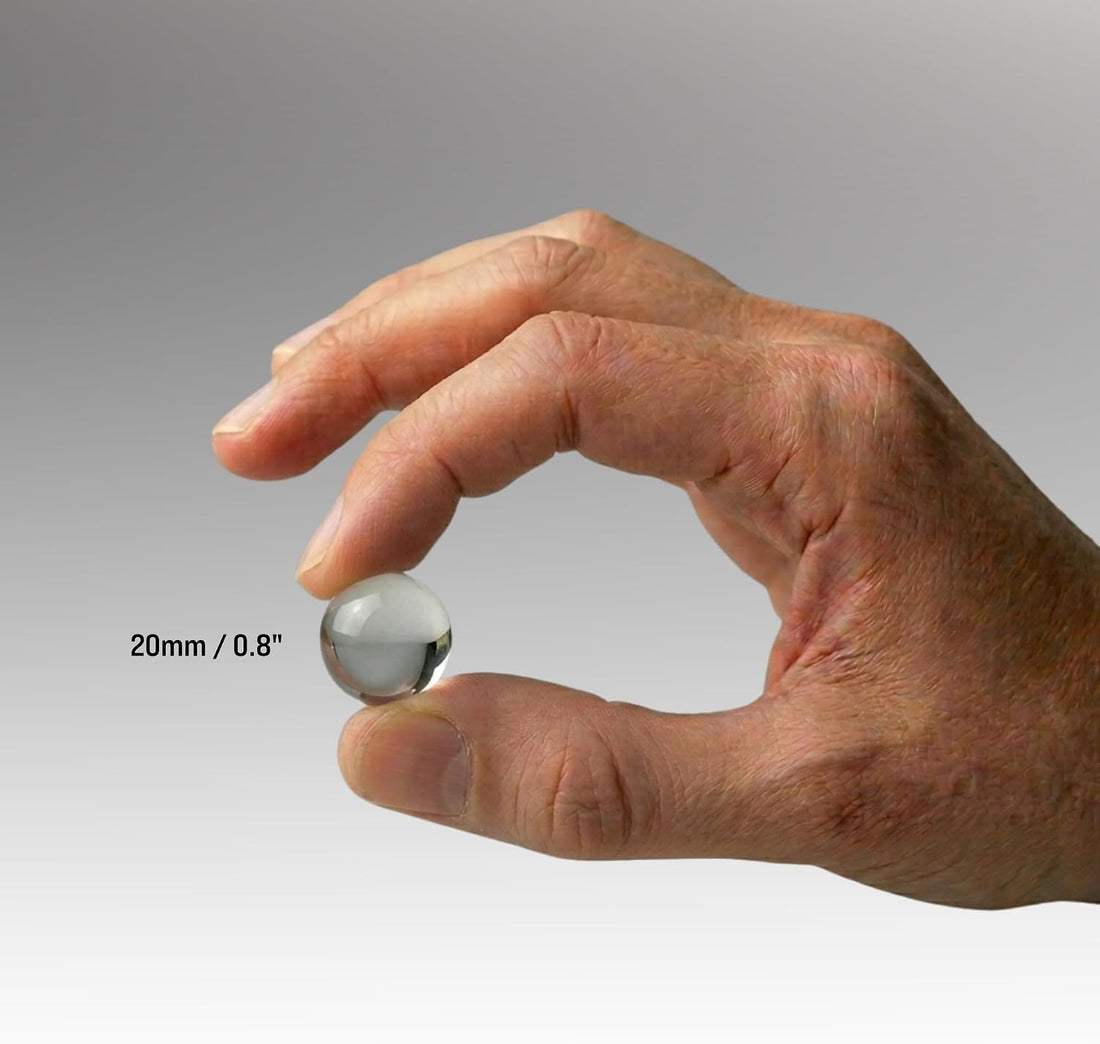 Terporium Quartz Sphere Marble | Single 20mm Clear Marble