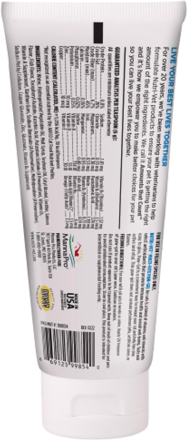 Nutri-Vet Multi-Vite Paw Gel for Cats, Daily Vitamin, Kitten Supplies
