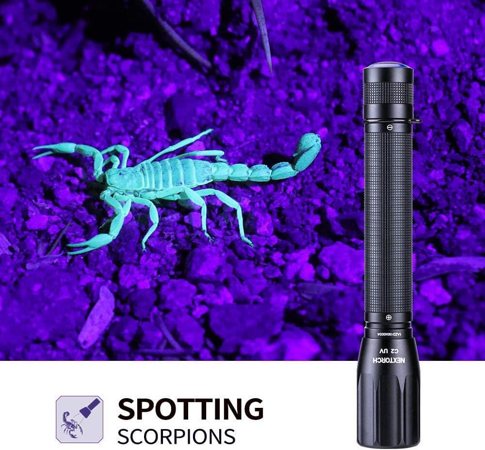 NEXTORCH 405nm uv Light UV Led Blacklight Flashlights Detector