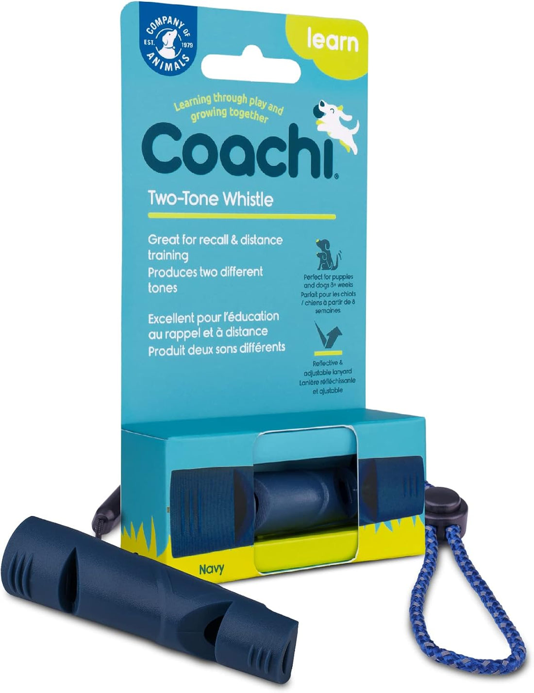 Coachi Two Tone Whistle | Navy