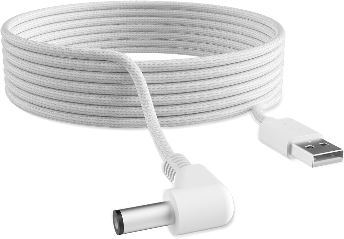 Power Cord for Automatic Pet Feeder, Original Braided Anti-bite Design