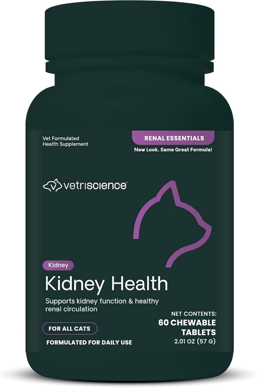 VetriScience Kidney Health Powder for Cats, Chicken & Cheese