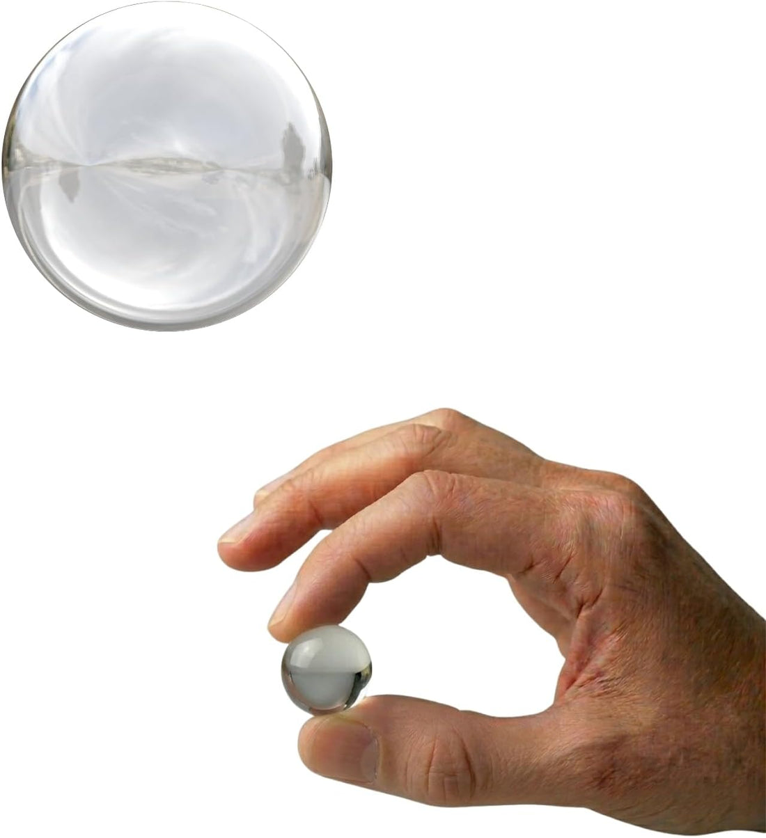 Terporium Quartz Sphere Marble | Single 20mm Clear Marble
