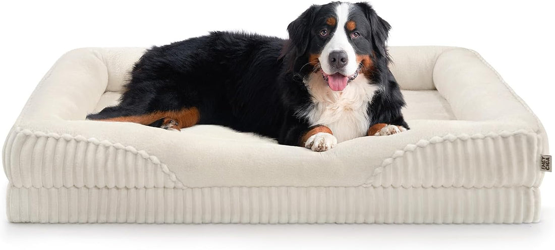 EHEYCIGA Orthopedic XL Dog Bed 42x30 Inch, Memory Foam Dog Couch