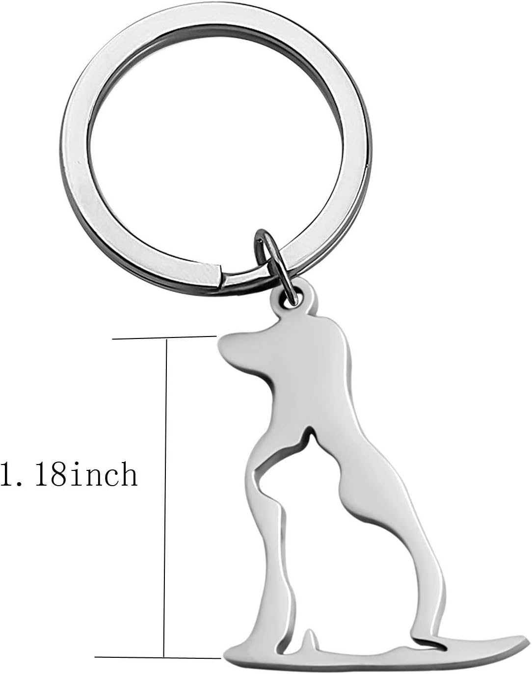 BNQL Dog Cat Keychain Pet Pendant Jewelry for Animal Lover Dog Cat