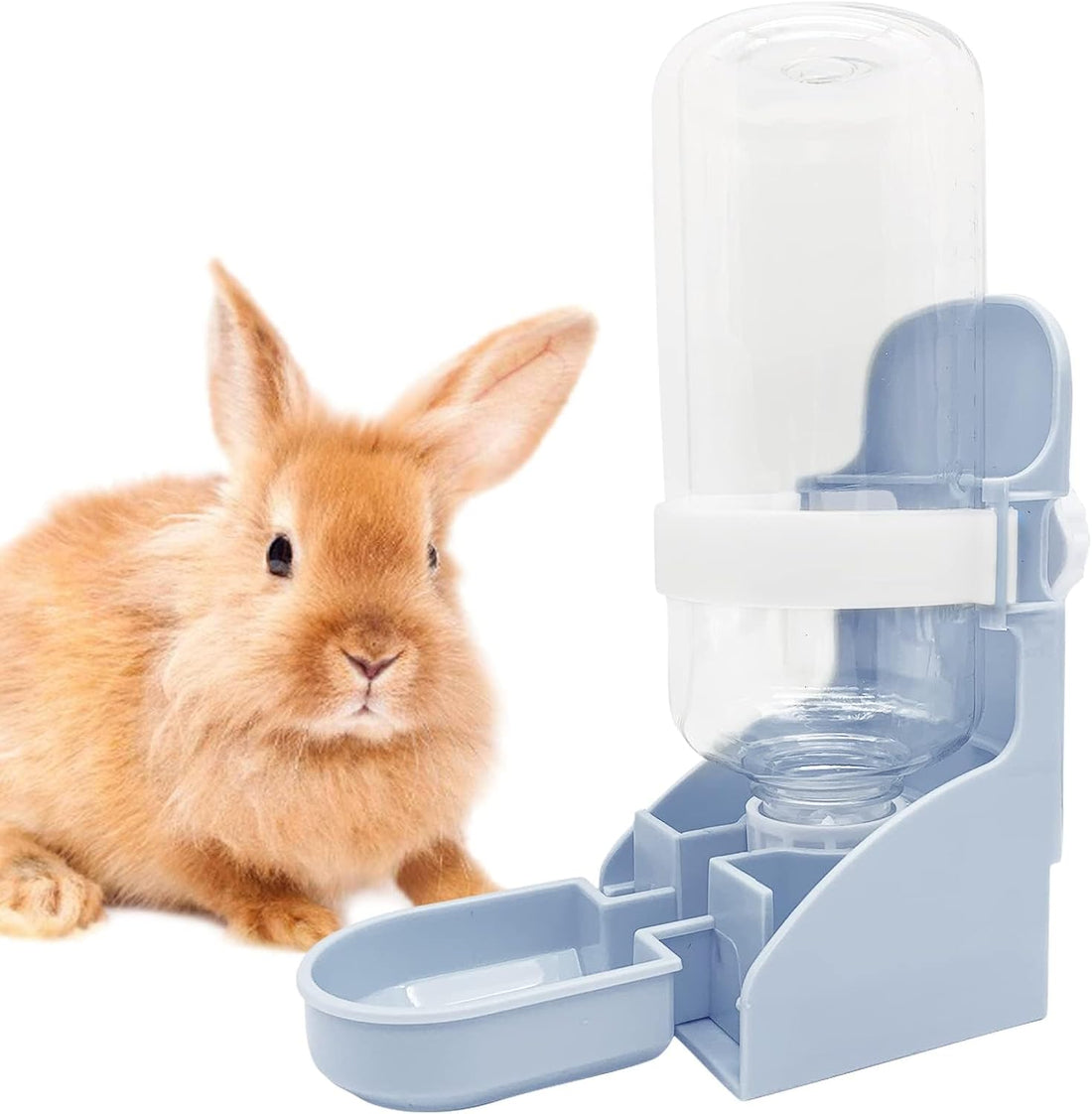 kathson Rabbit Water Bottle, 17oz Hanging Water Fountain Automatic