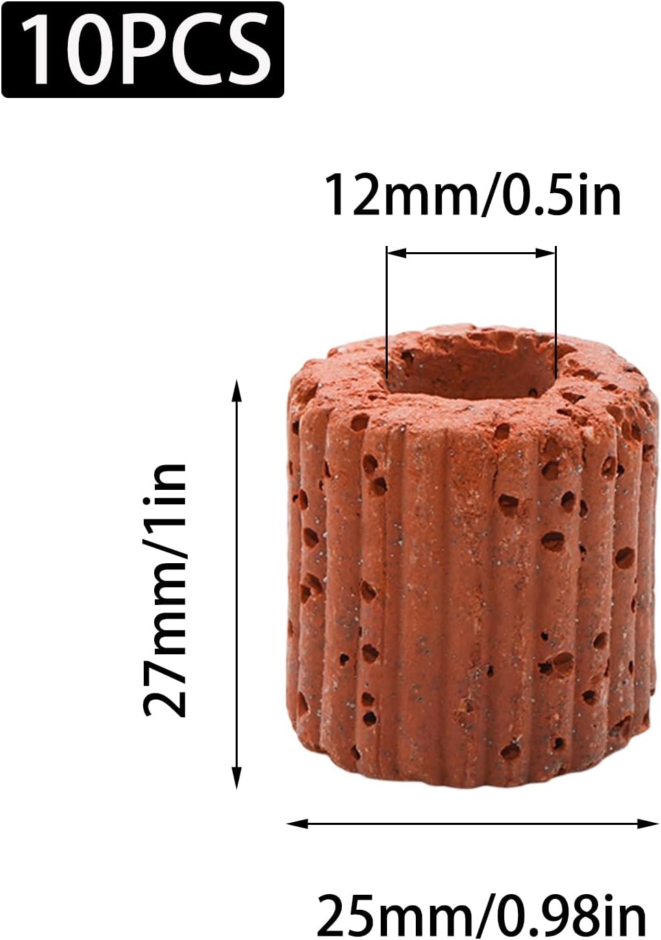 10 Pack 25mm Ceramic Aquarium Plant Weights