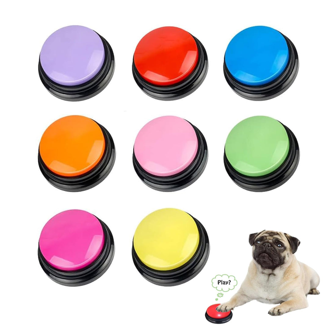 FINEST+ Voice Recording Dog Communication Buttons
