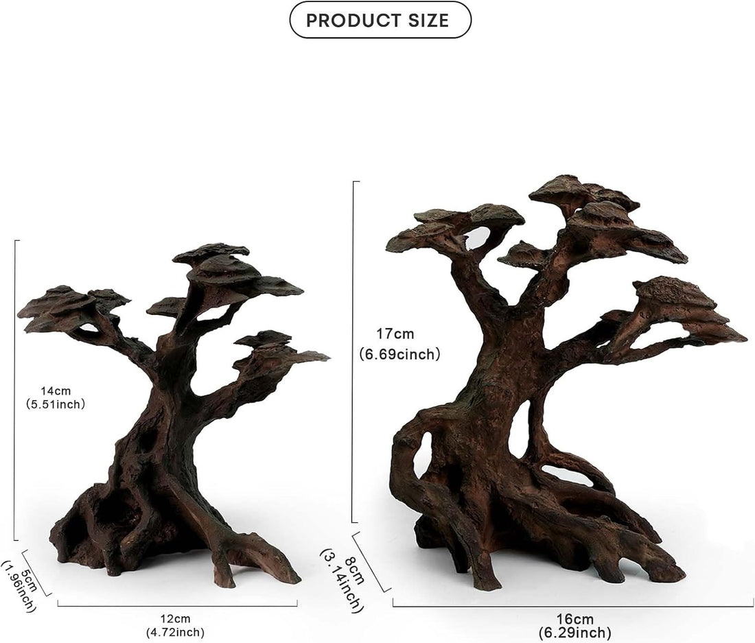 FZONE Aquarium Driftwood, Resin Rock Decor for Aquascaping Hardscape