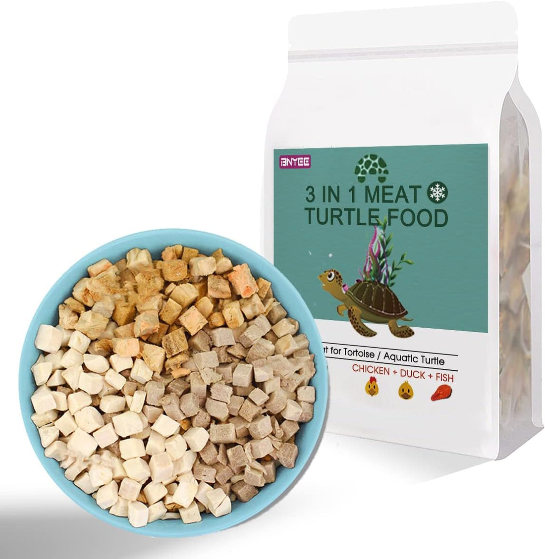 3 IN 1 Freeze Dried Meat Turtle food