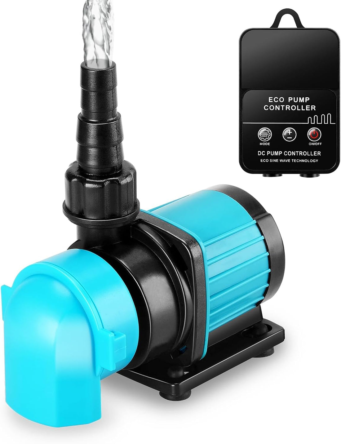 800GPH 30W16FT Aquarium 24V DC Water Pump with Controller