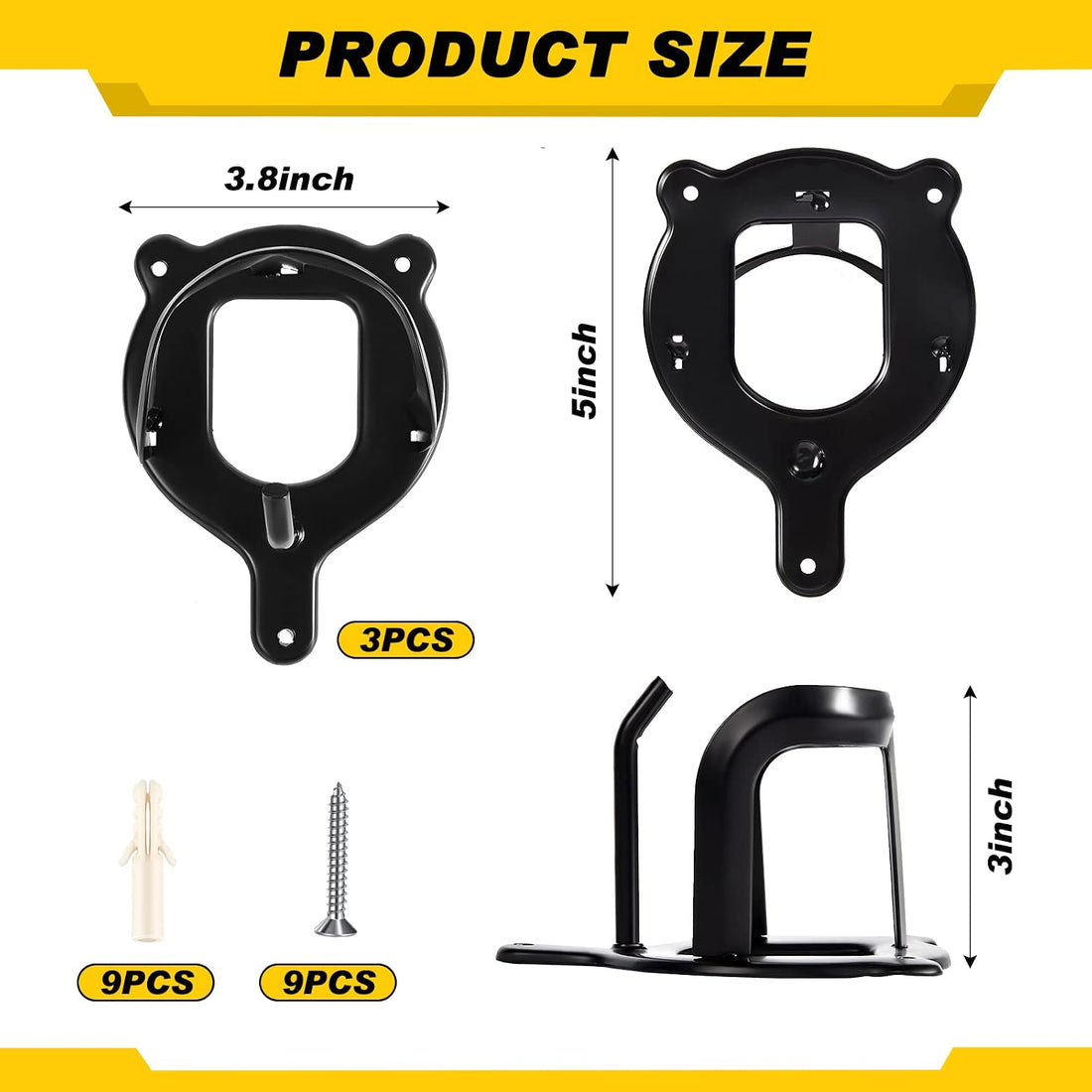 Dunzy 3 Pcs Bridle Hooks Horse Bridle Rack