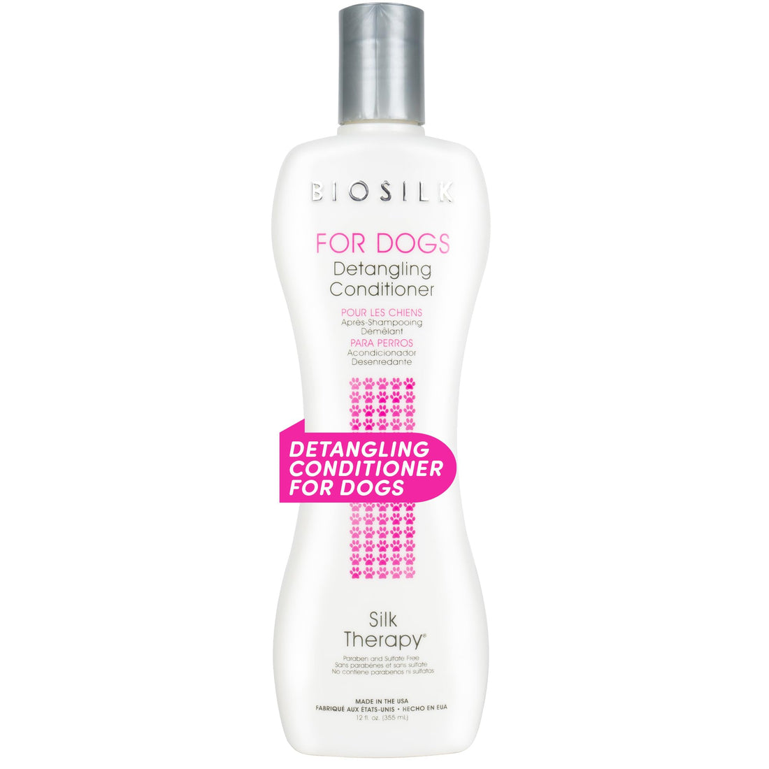 BioSilk for Dogs Silk Therapy Dog Detangling Conditioner