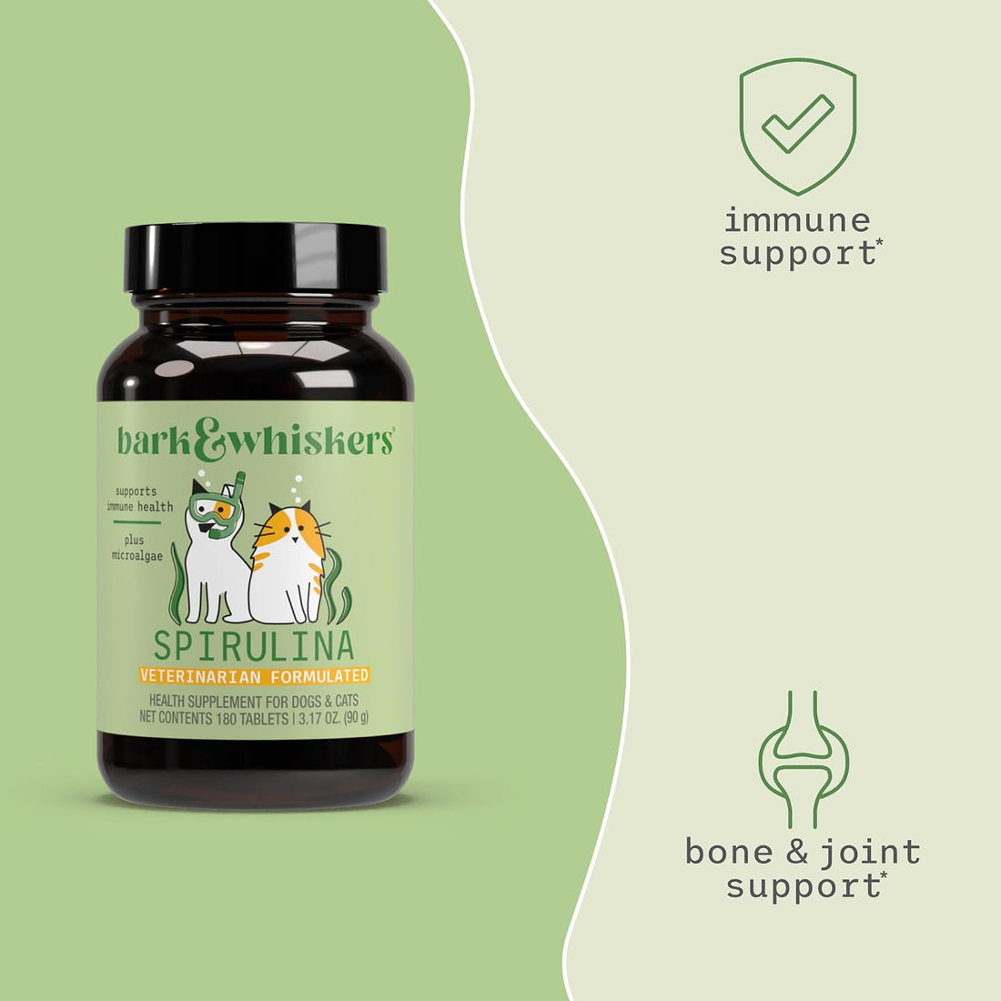 Dr. Mercola SpiruGreen for Cats & Dogs - Antioxidant Support