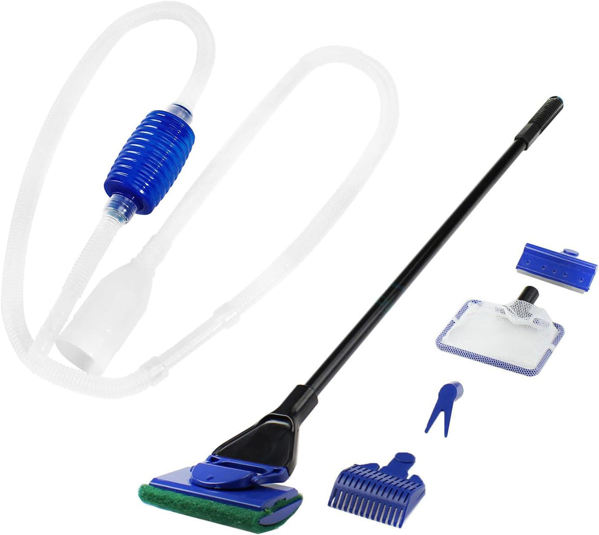 AQUANEAT Aquarium Vacuum Siphon, Hand Pump Fish Tank Water Changer