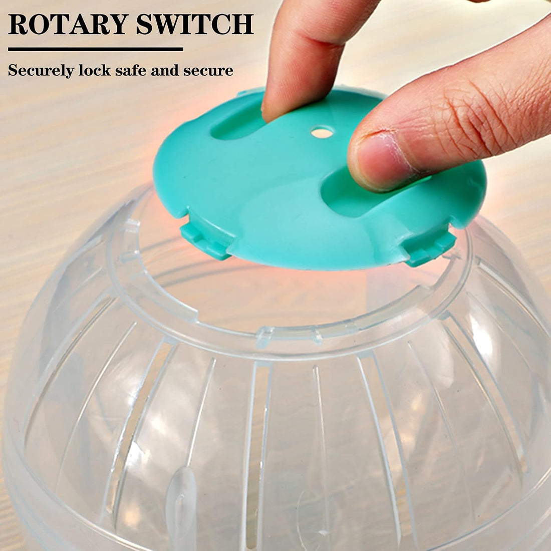 Sumind 2 Pcs Hamster Exercise Ball, 5.7 Inch Guinea Pigs Running Balls