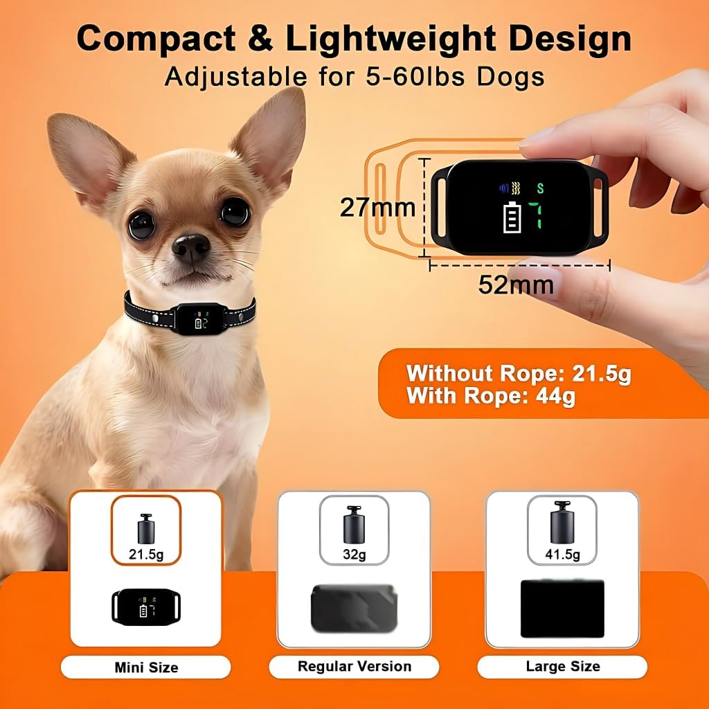 Bark Collar, 2Pack Dog Bark Collar
