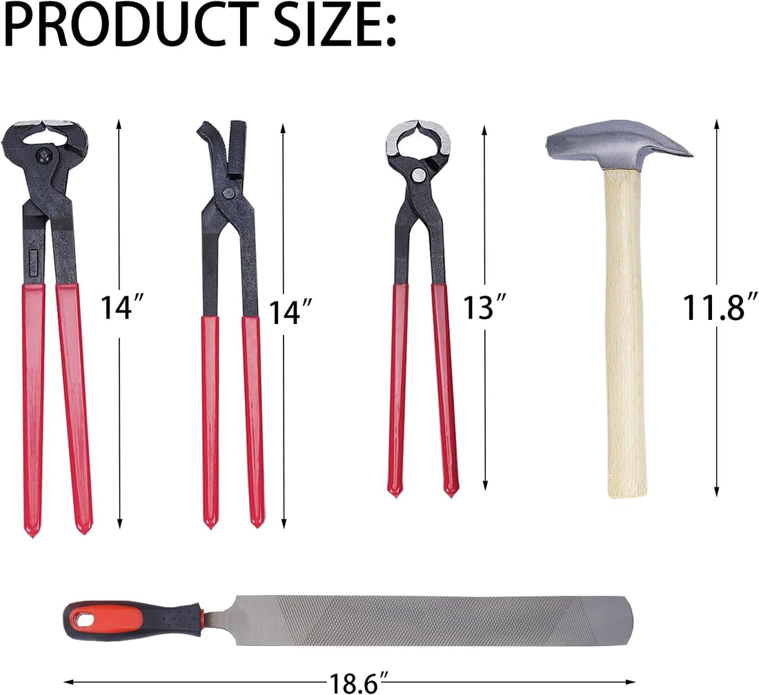 11pcs Farrier Tools Farrier kit Horse shoeing Tools Farrier Supplies