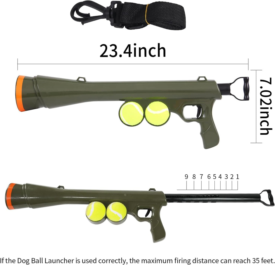 Dog Ball Launcher, Tennis Ball Thrower Launches 30+ft