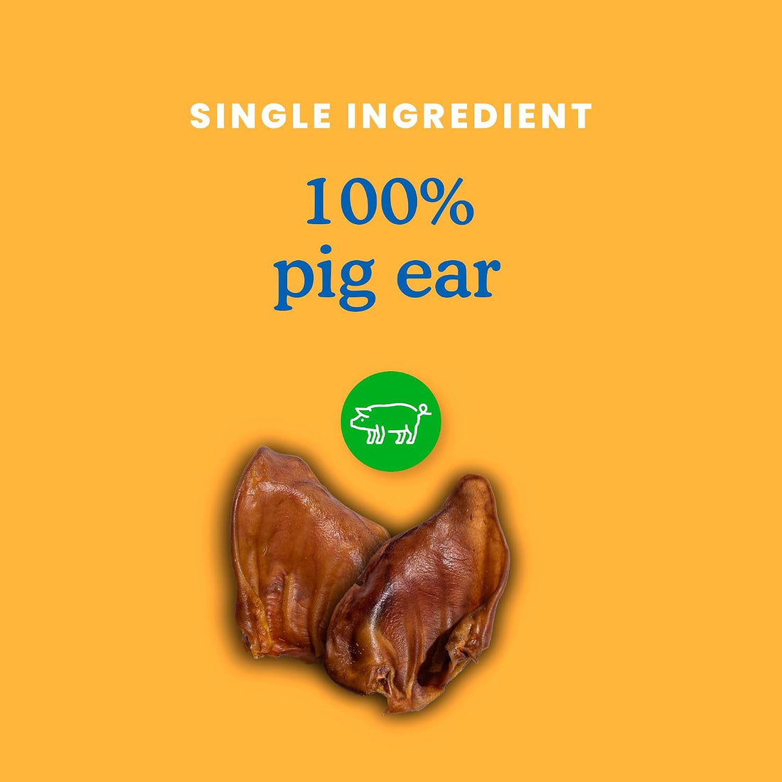 Jack&Pup Pig Ears for Dogs - All Natural Single Ingredient Extra