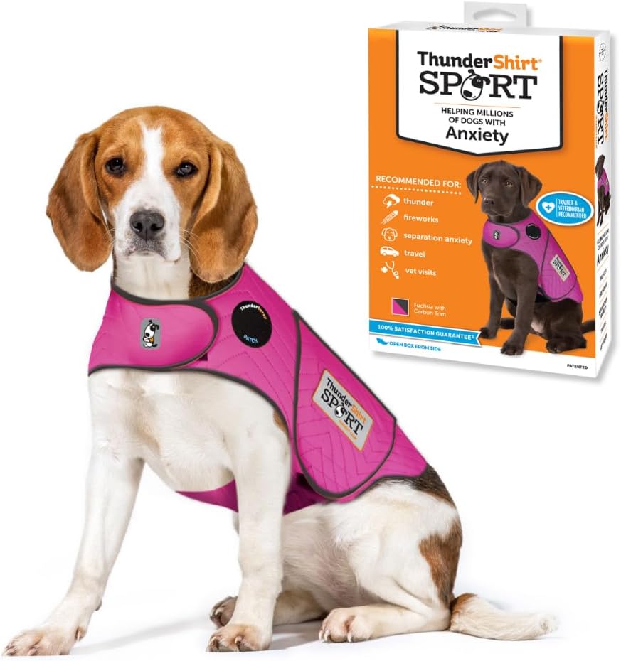 ThunderShirt for Dogs Calming Anxiety Vest, X Large, Platinum Sport