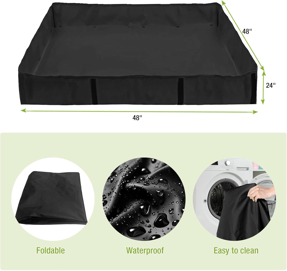 GUTINNEEN Rabbit Pet Playpen Guinea Pig Cage with Waterproof PVC