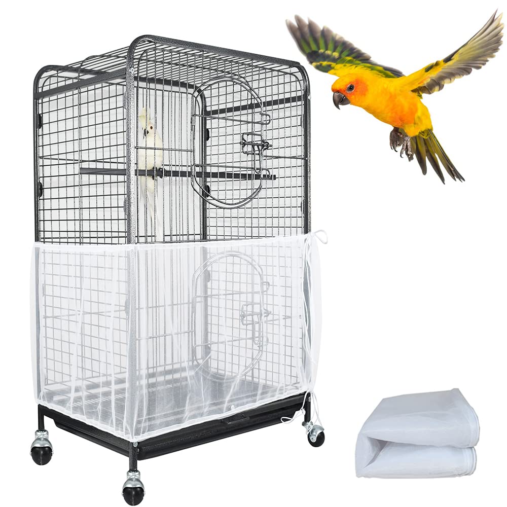 ASOCEA Extra Large Bird Cage Seed Catcher Guard Universal Birdcage