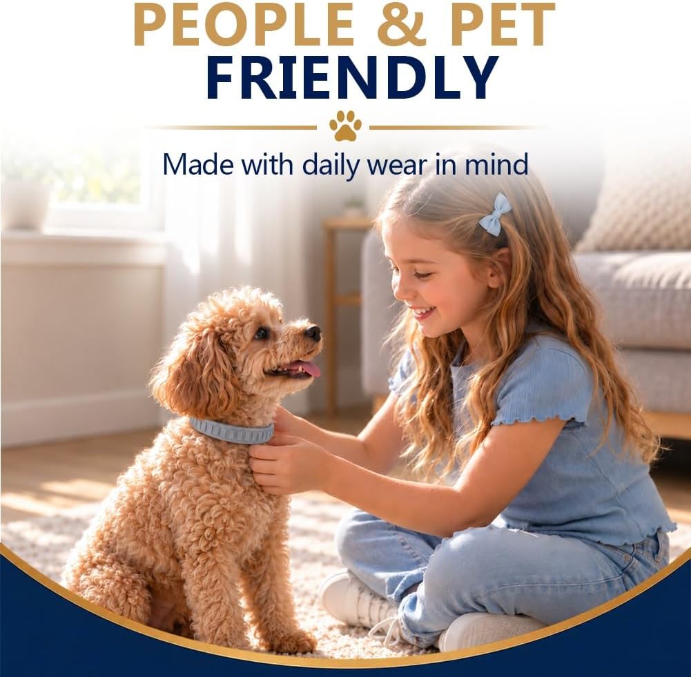 Flea Collar for Dogs, Flea and Tick Collar for Small Dogs, 4 Pcs