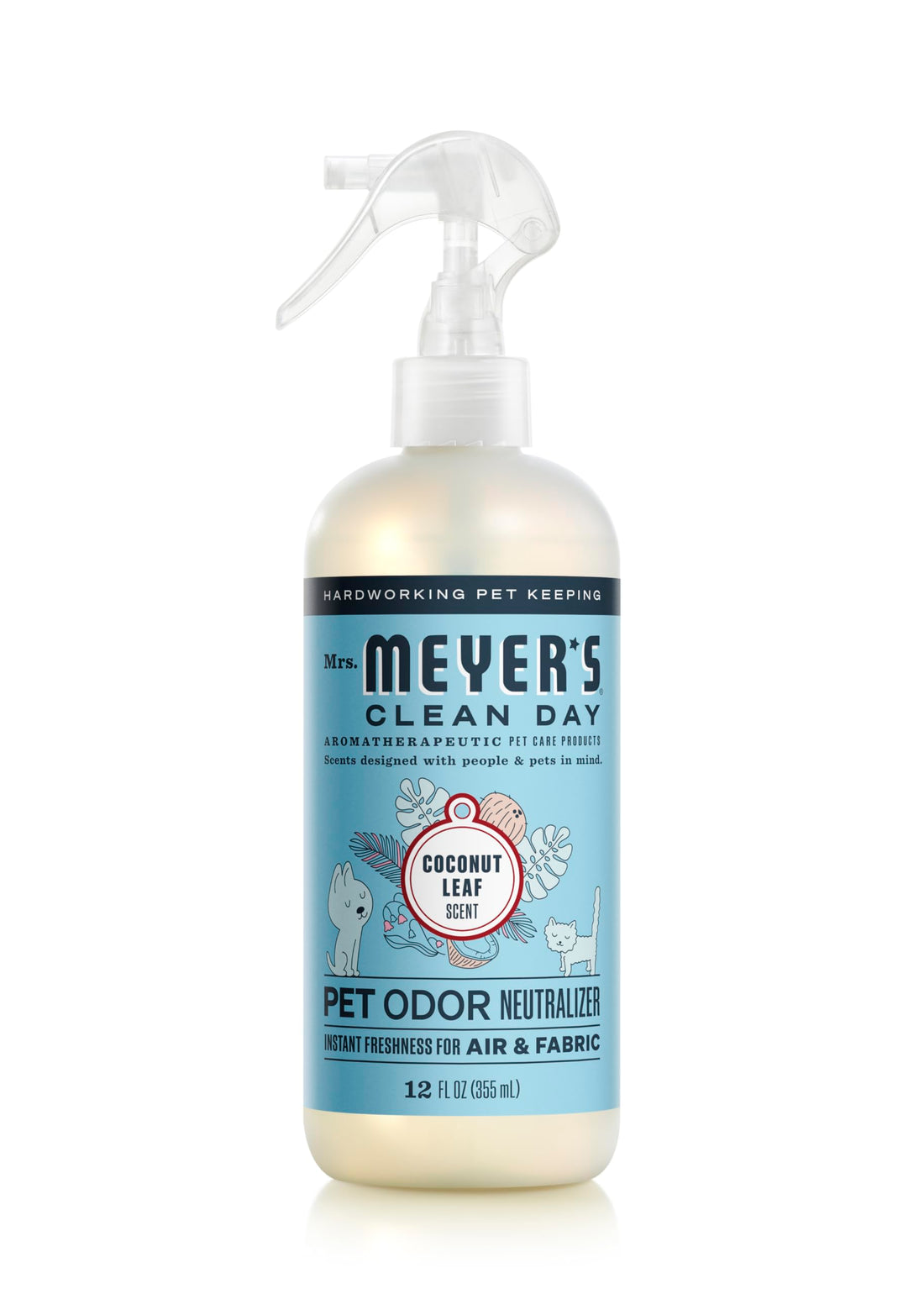 MRS. MEYER'S CLEAN DAY Pet Odor Neutralizer, Coconut Leaf Scent, 12oz