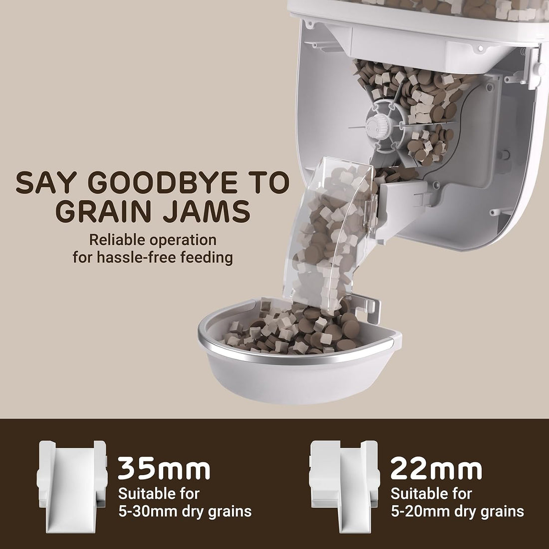 iPettie Smart WiFi Hanging Cage Feeder, Remote & Portion Control, 62oz