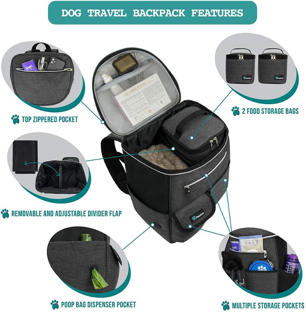 PetAmi Dog Travel Bag Backpack