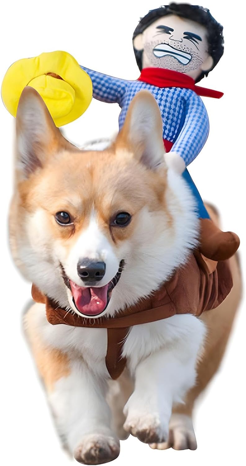 NACOCO Cowboy Rider Dog Costume for Dogs Clothes Knight Style