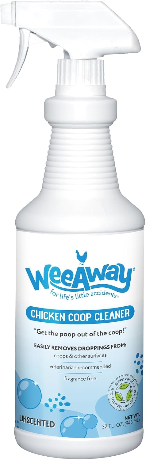 Wee Away Heavy Duty Chicken Coop Cleaner, Multi-Surface Odor Remover