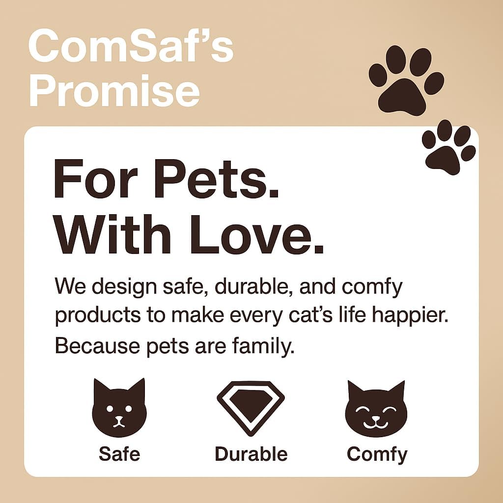 ComSaf Large Cat Scratcher Bed 26.7 in