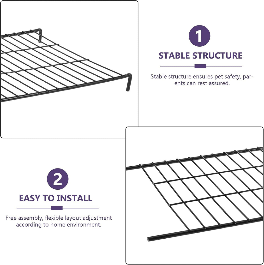 2PCS Replacement Ladder Accessories for Indoor Cat Cages