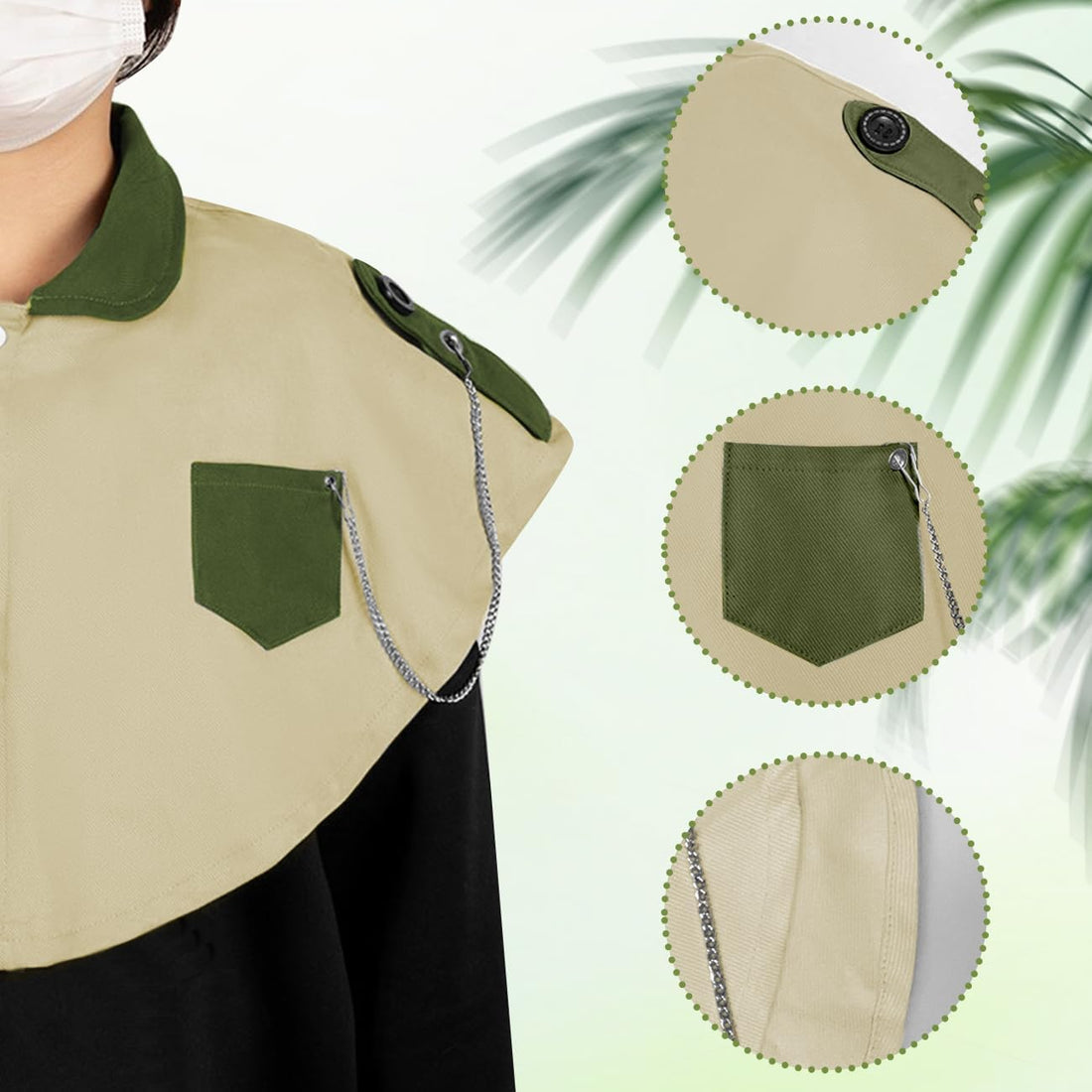 La La Pet Parrot Anti-Scratch Shoulder Protector Pet Bird Training
