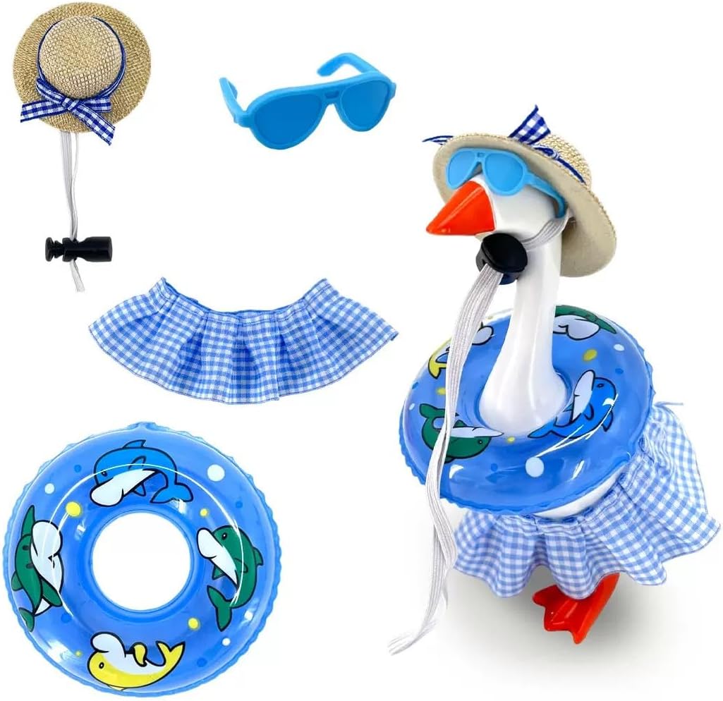 7 Inch Christmas Desk Goose Outfits（Christmas Red）