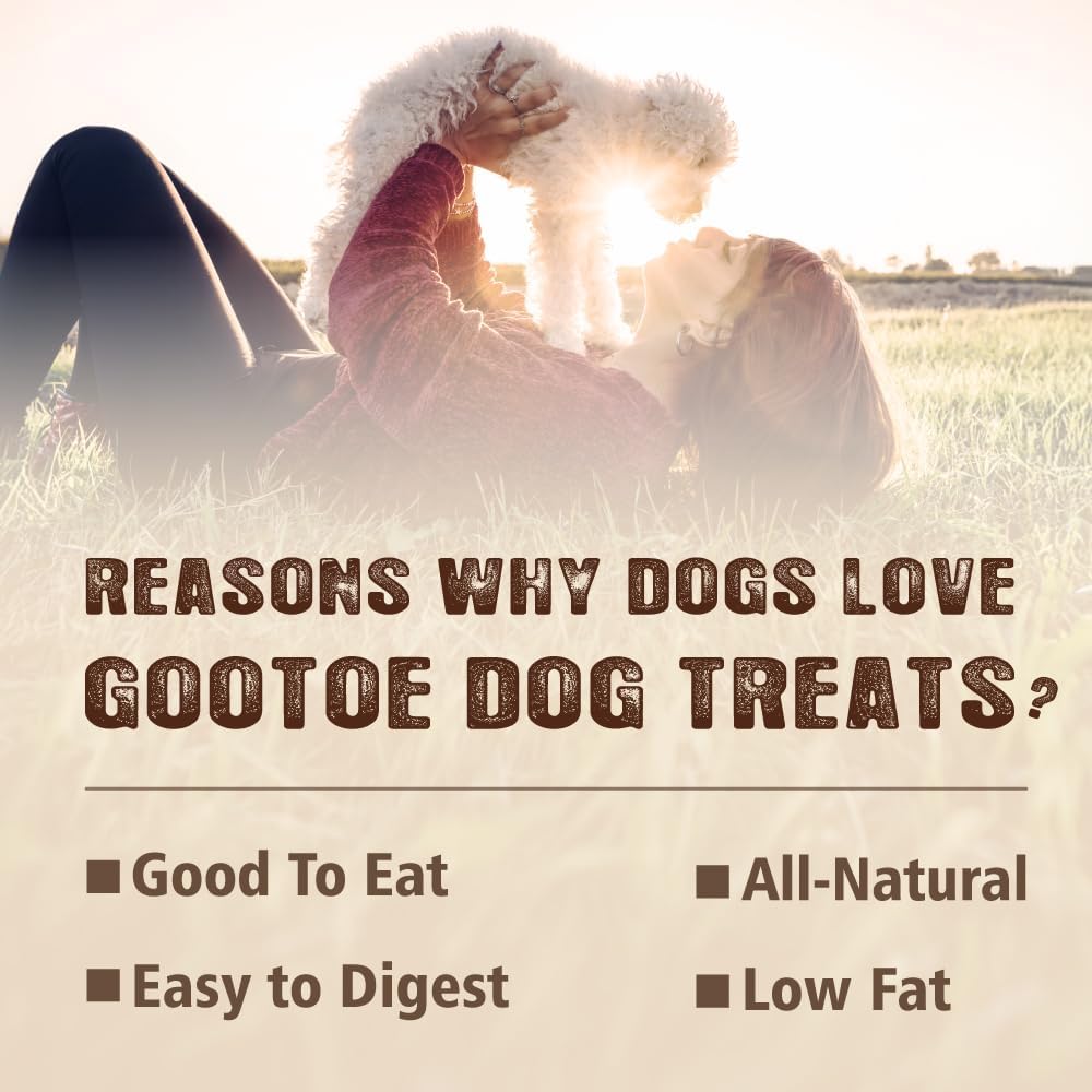 Gootoe Soft Chicken Dog Treats, All-Natural Chicken Breast Strips