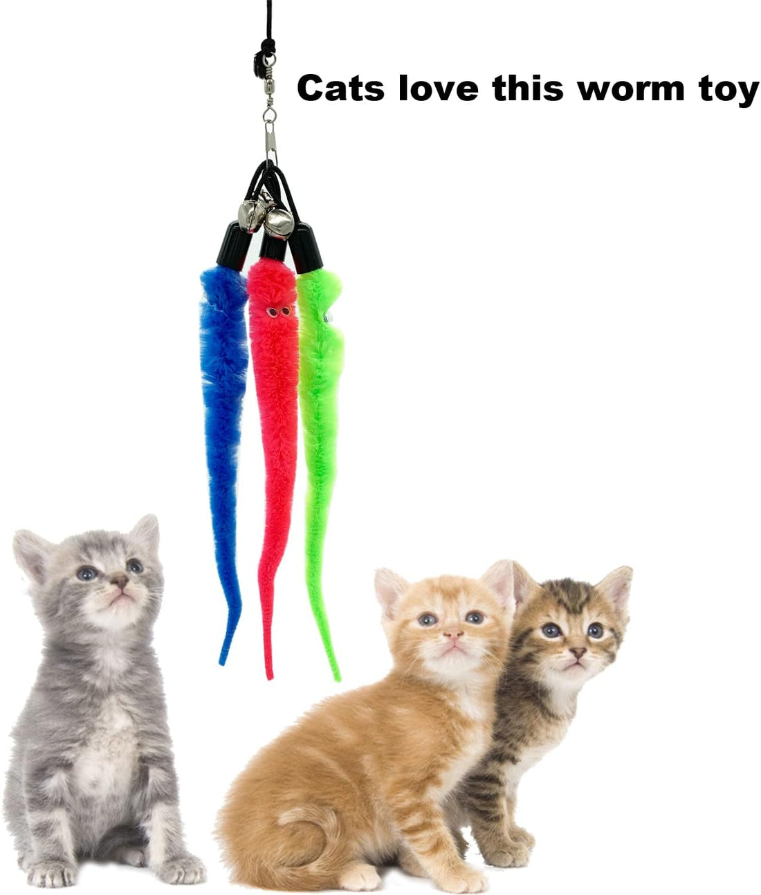 CATENESS Cat Worm Toy Refills