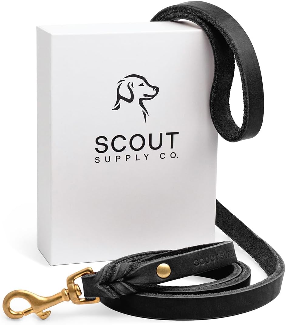 Scout Supply Classic Leather Dog Leash