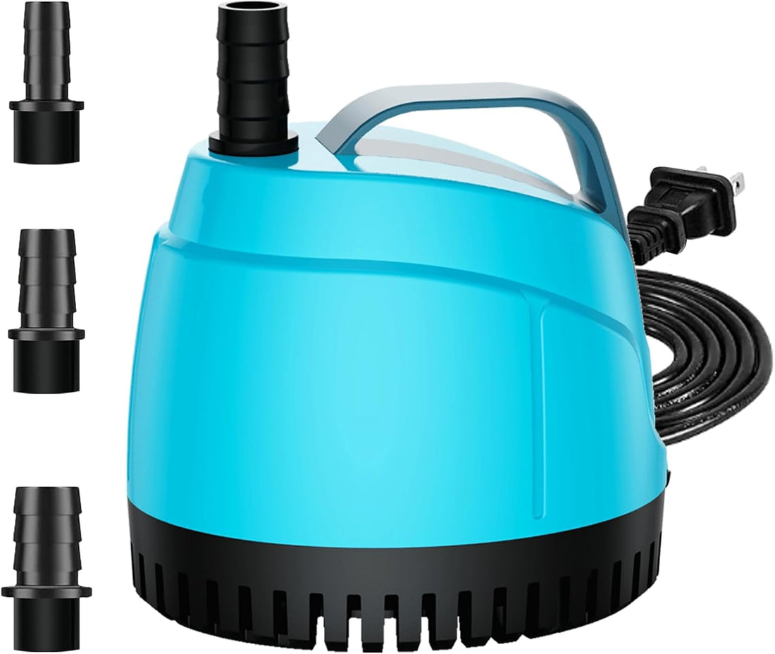 210GPH Submersible Water Pump Ultra Quiet,Bottom Suction Aquarium