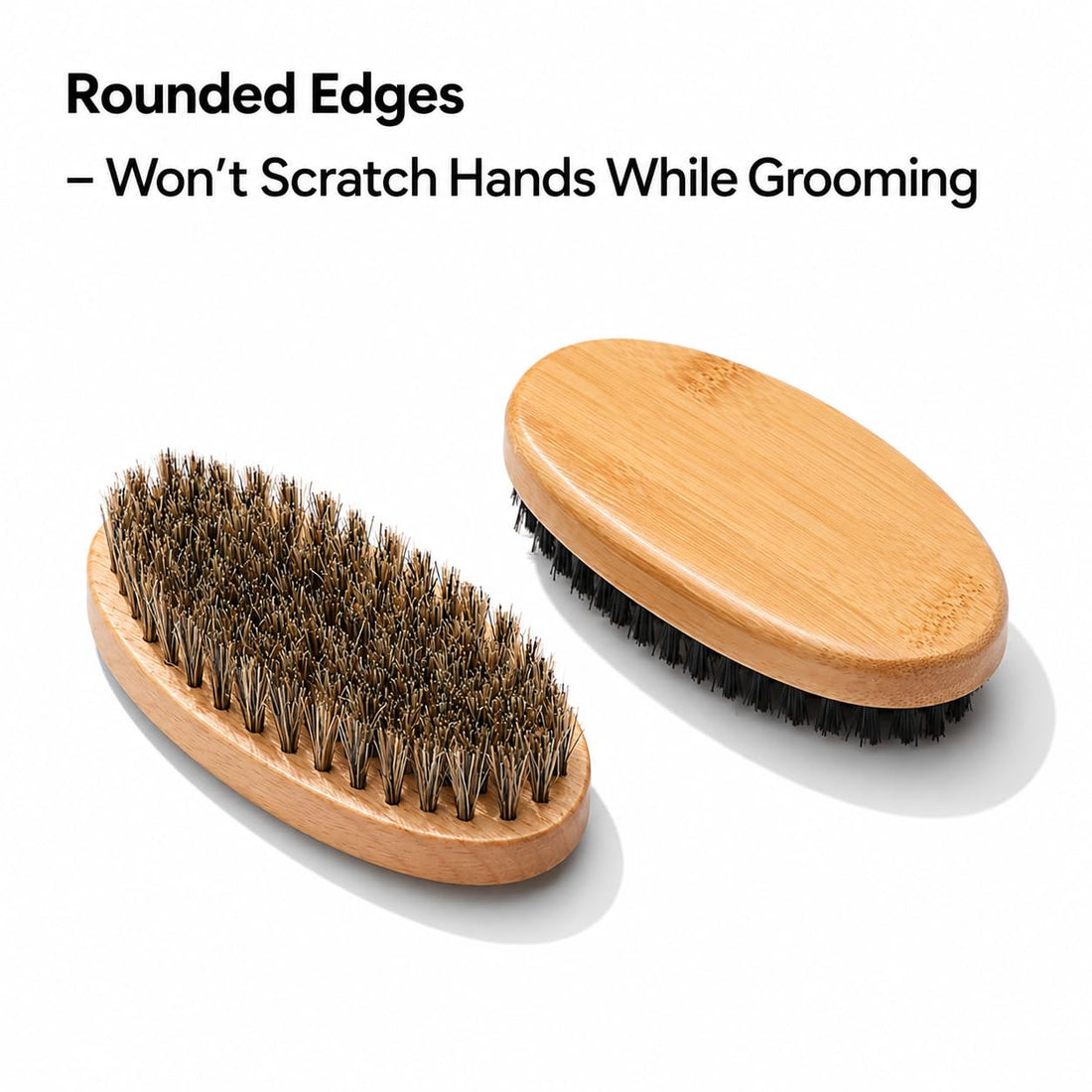 Goat Grooming Brushes, Soft Bristle and Firm Nylon Set, 2 Pack