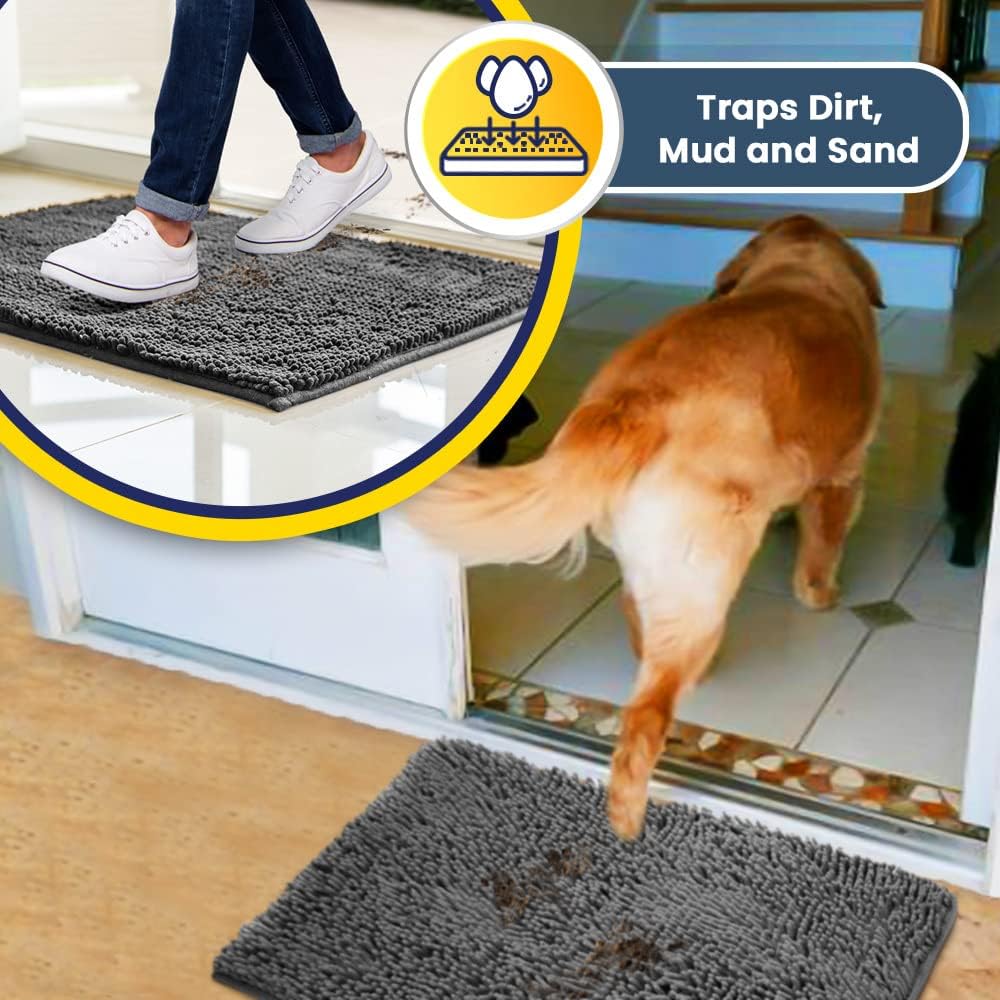 Muddy Mat® Super Absorbent Chenille Door Mat