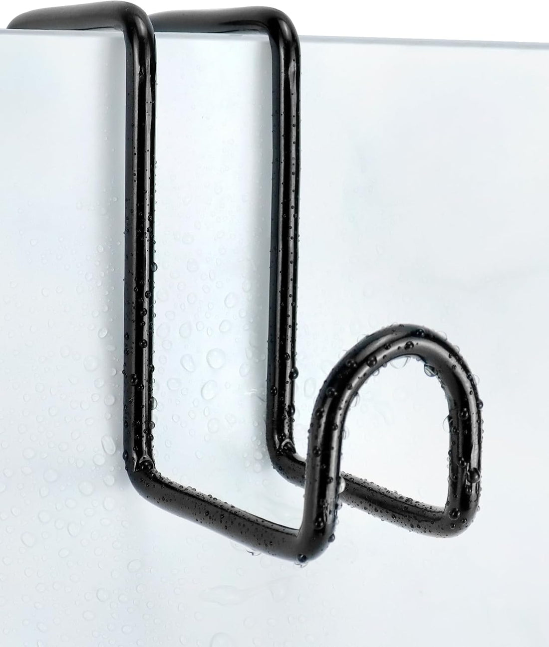 QWORK 4 Inch Tack Hook Set - 4 Pack Heavy Duty Black Horse Halter Rack