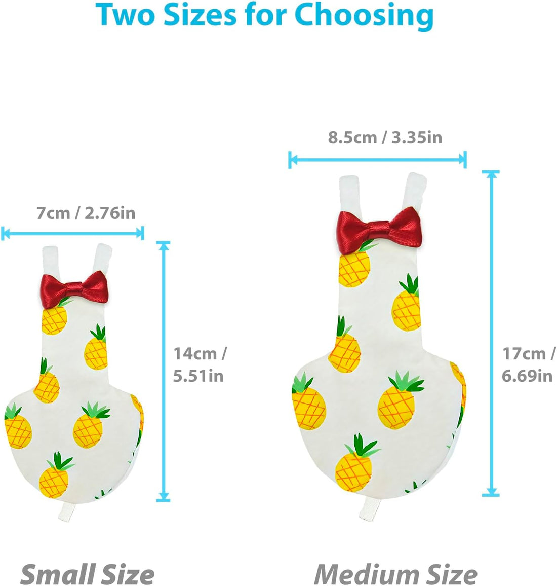 Bird Diapers 2 Pack, Small Parrot Clothes