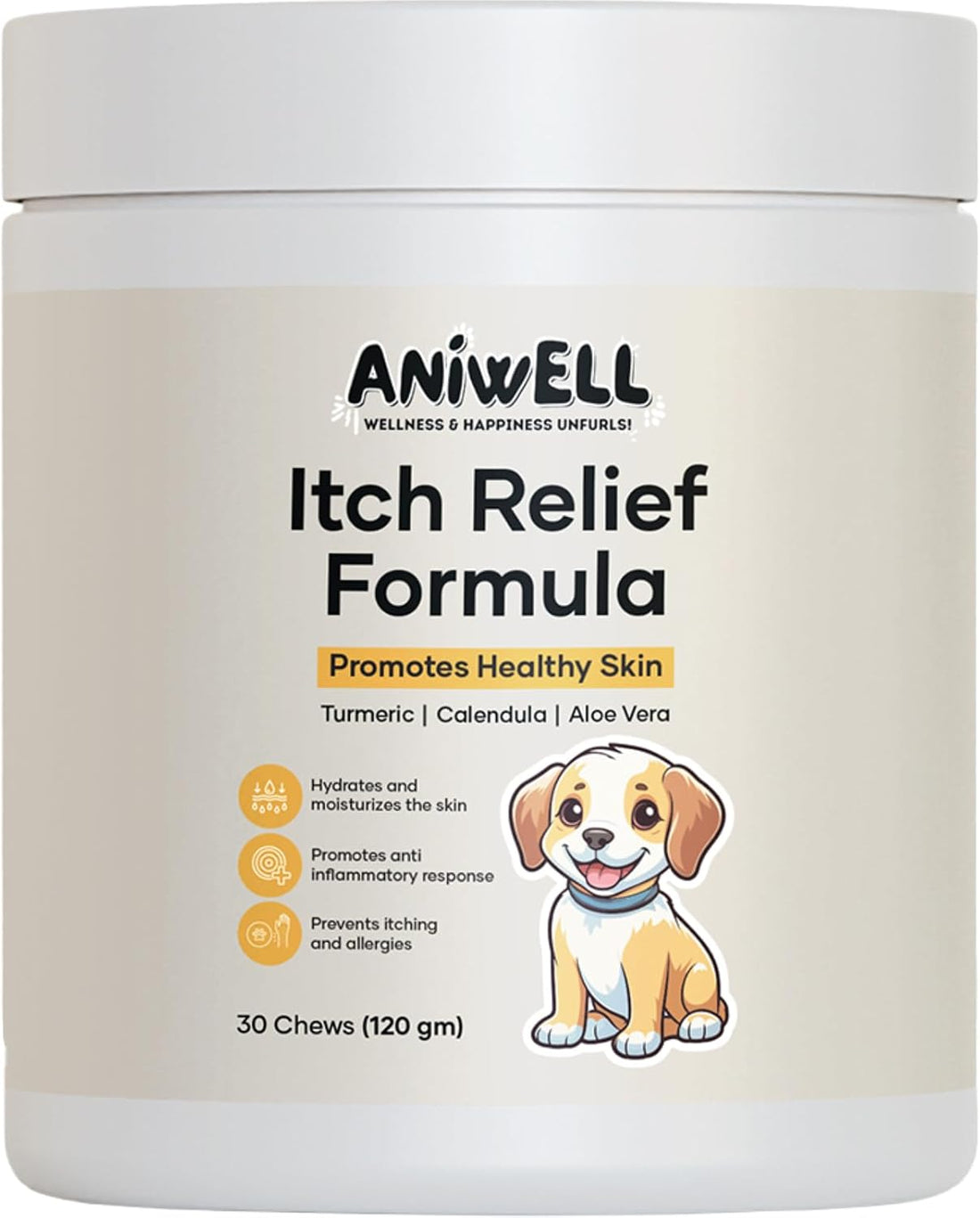 Itch Relief for Dogs – Dog Allergy Chews for Itchy Skin