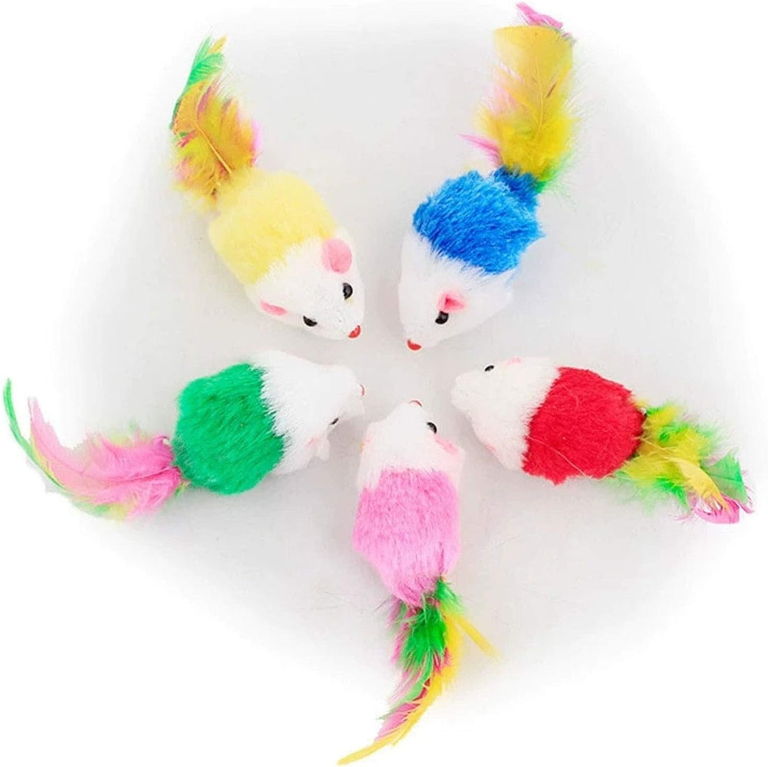 VOVIGGOL Cat Mice Toys for Indoor Cats 12PCS