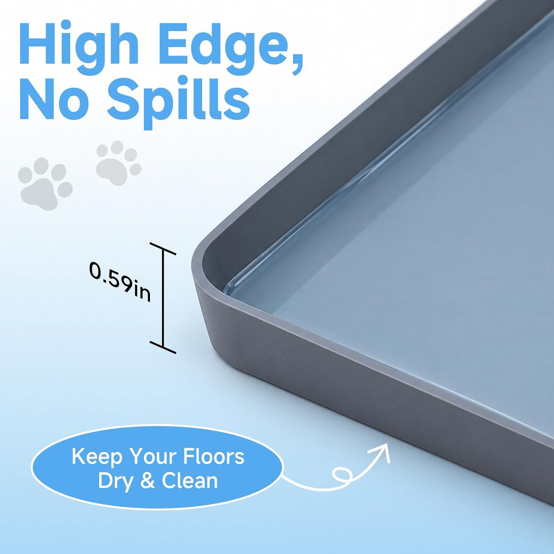 Dog Pee Pad Holder for 24 x 24 Training Pads, Leak-Proof Tray